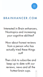 Mobile Screenshot of brainhancer.com